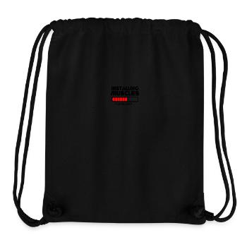 Installing Muscles - Stanley/Stella Recycled Gym Bag - black - Front