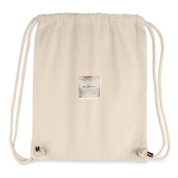 Max Mustermann Vintage Hoodie - Stanley/Stella recycelter Gym Bag - Naturweiß - Vorne
