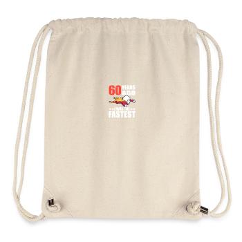 60 years I was the fastest 60th birthday - Stanley/Stella Recycled Gym Bag - natural - Front