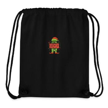 Designer Christmas Elf - Stanley/Stella Recycled Gym Bag - black - Front