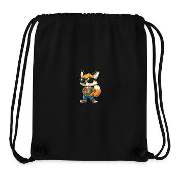Fox Comic Cool Summer - Stanley/Stella Recycled Gym Bag - black - Front