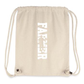 Farmer Wurmkompost Kompost Frauen Geschenk Spruch - Stanley/Stella recycelter Gym Bag - Naturweiß - Vorne