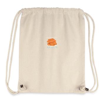 Waffles Waffle Waffle Lover Gift - Stanley/Stella Recycled Gym Bag - natural - Front