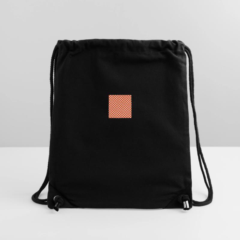 orange polka dot background dot pattern Stanley/Stella Recycled Gym Bag