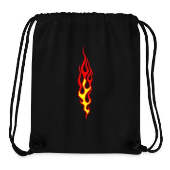 flammen - Stanley/Stella Recycled Gym Bag - black - Front