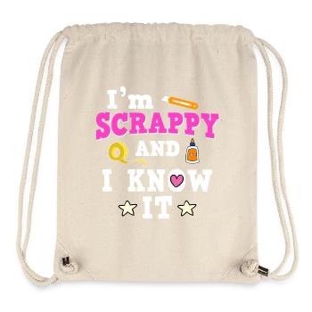 I'm Scrappy And I Know It - Stanley/Stella Recycled Gym Bag - natural - Front
