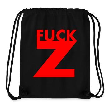 Fuck z - Sac à cordon recyclé Stanley/Stella - noir - Devant