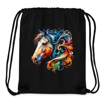 Horse - Stanley/Stella Recycled Gym Bag - black - Front