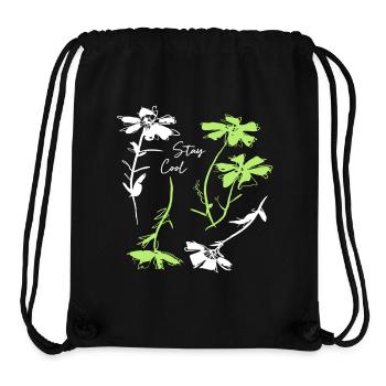 stay cool - Stanley/Stella Recycled Gym Bag - black - Front
