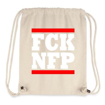 Fck nfp - Sac à cordon recyclé Stanley/Stella - blanc naturel - Devant