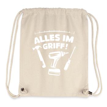 Alles im Griff - Handwerker und Hausmeister - Stanley/Stella recycelter Gym Bag - Naturweiß - Vorne