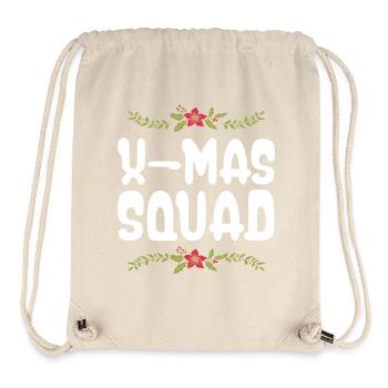 Escouade de Noël - Sac à cordon recyclé Stanley/Stella - blanc naturel - Devant
