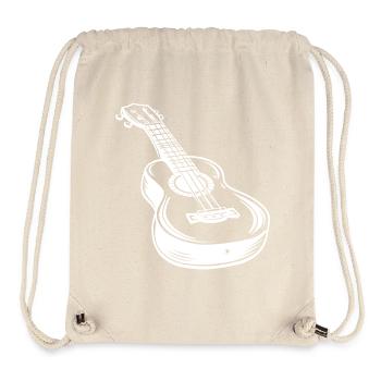 Ukulele Sketch - Stanley/Stella Recycled Gym Bag - natural - Front