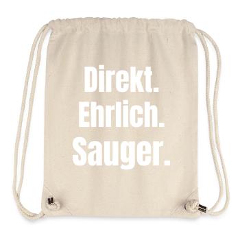 Directly Honest Sucker Statement - Stanley/Stella Recycled Gym Bag - natural - Front