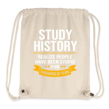 Historisch Historiker Geschichte - Stanley/Stella recycelter Gym Bag - Naturweiß - Vorne