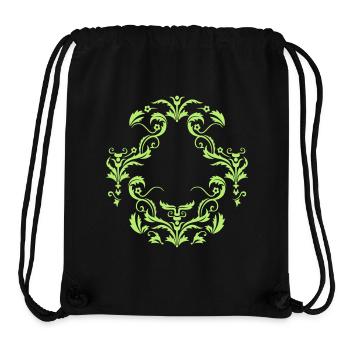 Ornament Fantasie - Stanley/Stella recycelter Gym Bag - Schwarz - Vorne
