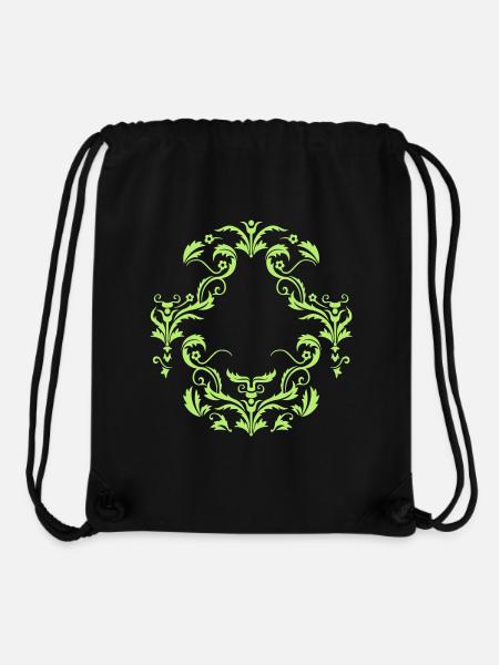 Ornament Fantasie - Stanley/Stella recycelter Gym Bag - Schwarz