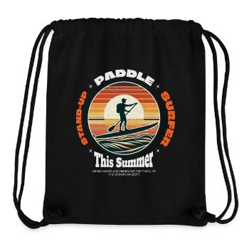 SUP Vintage Design - Stanley/Stella Recycled Gym Bag - black - Front