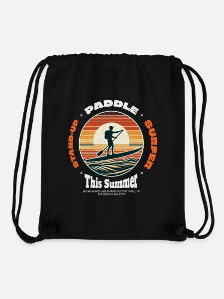 SUP Vintage Design - Stanley/Stella recycelter Gym Bag - Schwarz