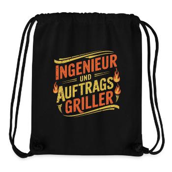 Ingenieur und Auftragsgriller - Stanley/Stella recycelter Gym Bag - Schwarz - Vorne