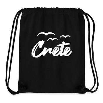 Crete Griechenland Insel Kreta - Stanley/Stella recycelter Gym Bag - Schwarz - Vorne