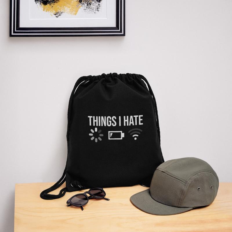 Things I Hate Gamer Programmer Funny Gift Stanley/Stella Recycled Gym Bag