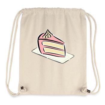 Torte Kuchen Sahnetorte Sahne Backen Geschenkideen - Stanley/Stella recycelter Gym Bag - Naturweiß - Vorne