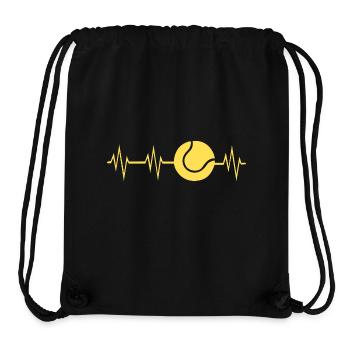 impulsion de tennis - Sac à cordon recyclé Stanley/Stella - noir - Devant