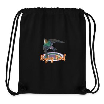 flying bird - Stanley/Stella recycelter Gym Bag - Schwarz - Vorne