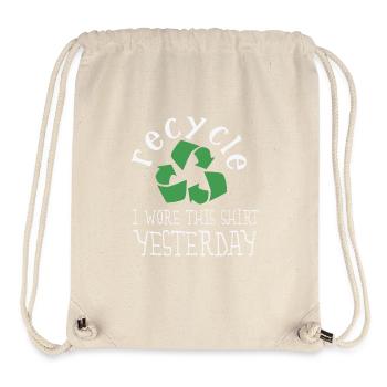 recycle - Stanley/Stella recycelter Gym Bag - Naturweiß - Vorne