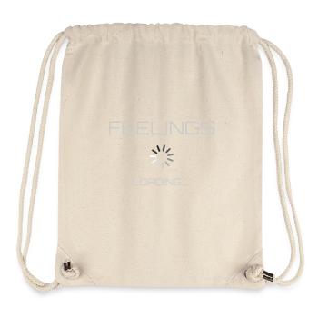 Gefühle werden geladen - Stanley/Stella recycelter Gym Bag - Naturweiß - Vorne