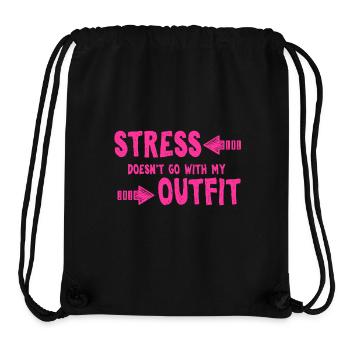 outfit - Stanley/Stella Recycled Gym Bag - black - Front