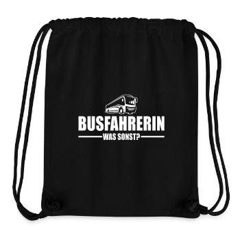 Busfahrerin was sonst - Stanley/Stella recycelter Gym Bag - Schwarz - Vorne