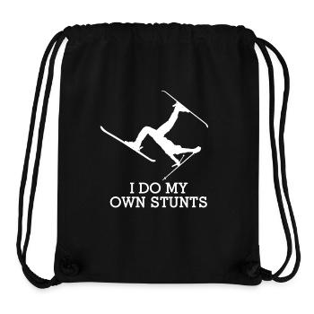 To ski - Stanley/Stella Recycled Gym Bag - black - Front