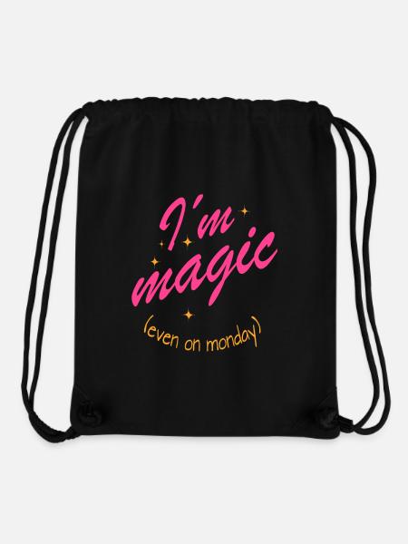 MAGISCH - Stanley/Stella recycelter Gym Bag - Schwarz