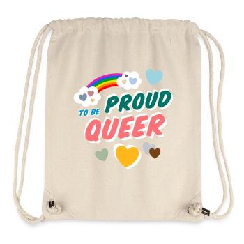 Proud to be Queer - Stanley/Stella Recycled Gym Bag - natural - Front