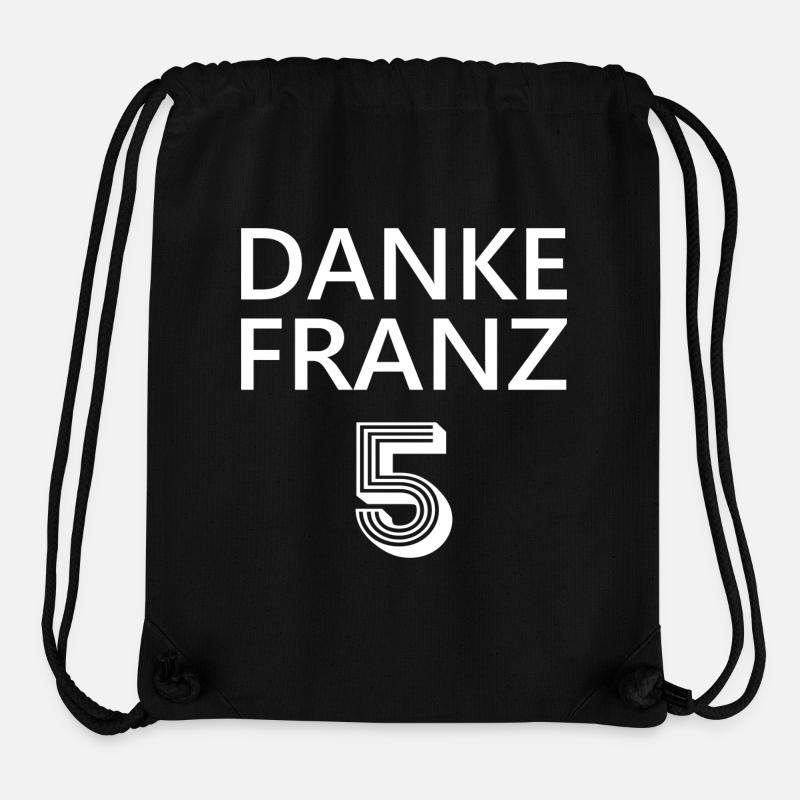 Danke Franz - Stanley/Stella recycelter Gym Bag - Schwarz