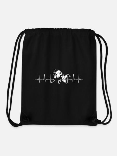 Schwinger Herzschlag 2 - Stanley/Stella recycelter Gym Bag - Schwarz