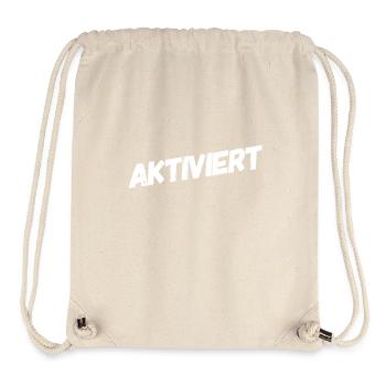 jetzt geht es los - Stanley/Stella recycelter Gym Bag - Naturweiß - Vorne