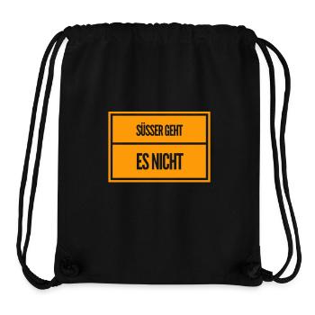 so süß - Stanley/Stella recycelter Gym Bag - Schwarz - Vorne