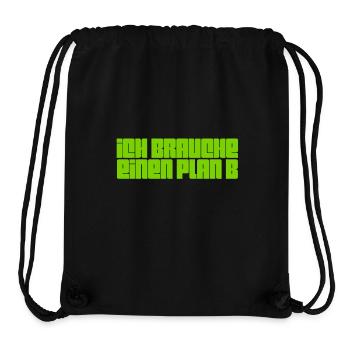 neuer Plan - Stanley/Stella recycelter Gym Bag - Schwarz - Vorne