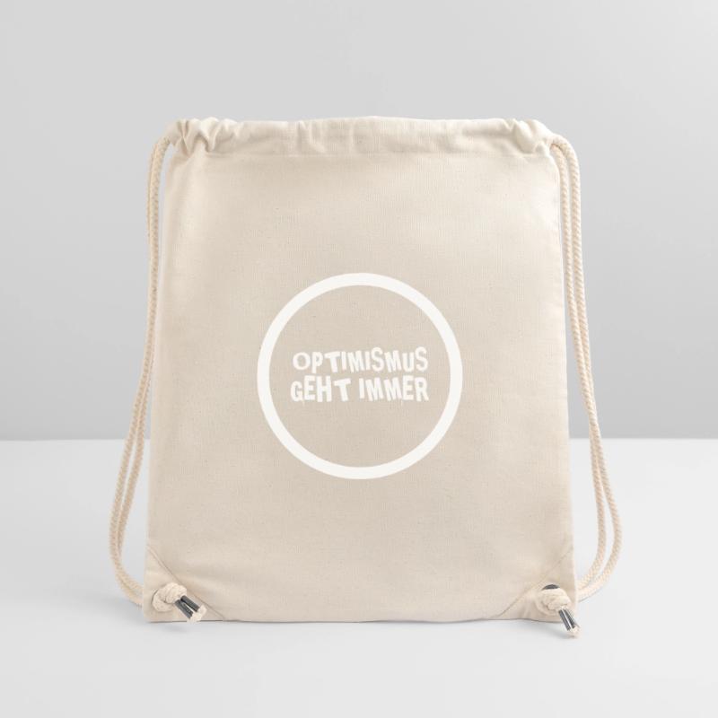 Optimismus geht immer Stanley/Stella recycelter Gym Bag