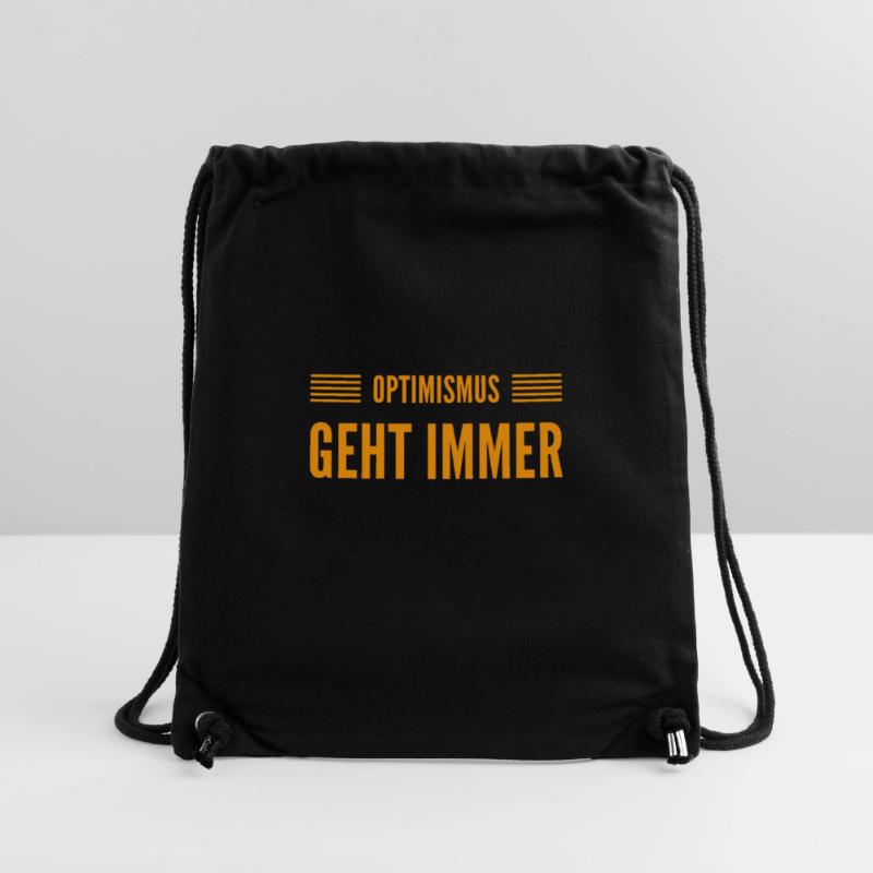 Optimismus ist mein Ding Stanley/Stella recycelter Gym Bag