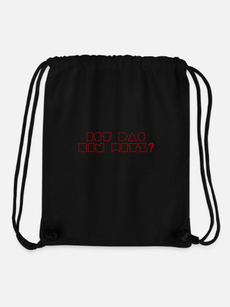 ist das ein Witz? - Stanley/Stella recycelter Gym Bag - Schwarz