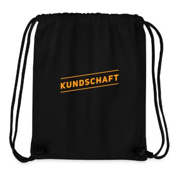 Kundschaft geht immer - Stanley/Stella recycelter Gym Bag - Schwarz - Vorne