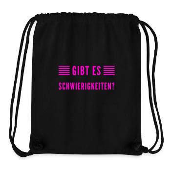 gibt es Probleme? - Stanley/Stella recycelter Gym Bag - Schwarz - Vorne