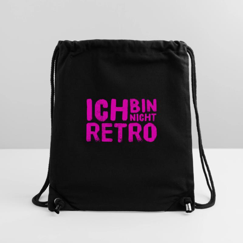 ich bin nicht retro Stanley/Stella recycelter Gym Bag