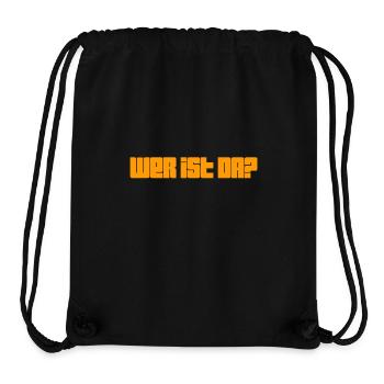 wer da? - Stanley/Stella recycelter Gym Bag - Schwarz - Vorne