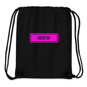 nachfragen - Stanley/Stella recycelter Gym Bag - Schwarz - Vorne
