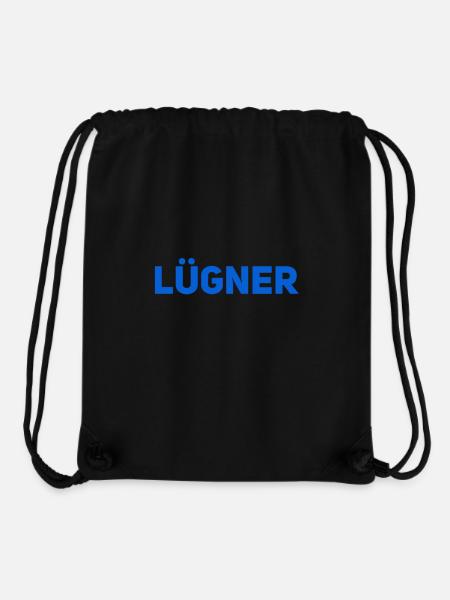 ich bin ein Lügner - Stanley/Stella recycelter Gym Bag - Schwarz